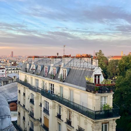 Ferienwohnung Amazing Sacre-Coeur Views In Montmartre Paris Exterior foto