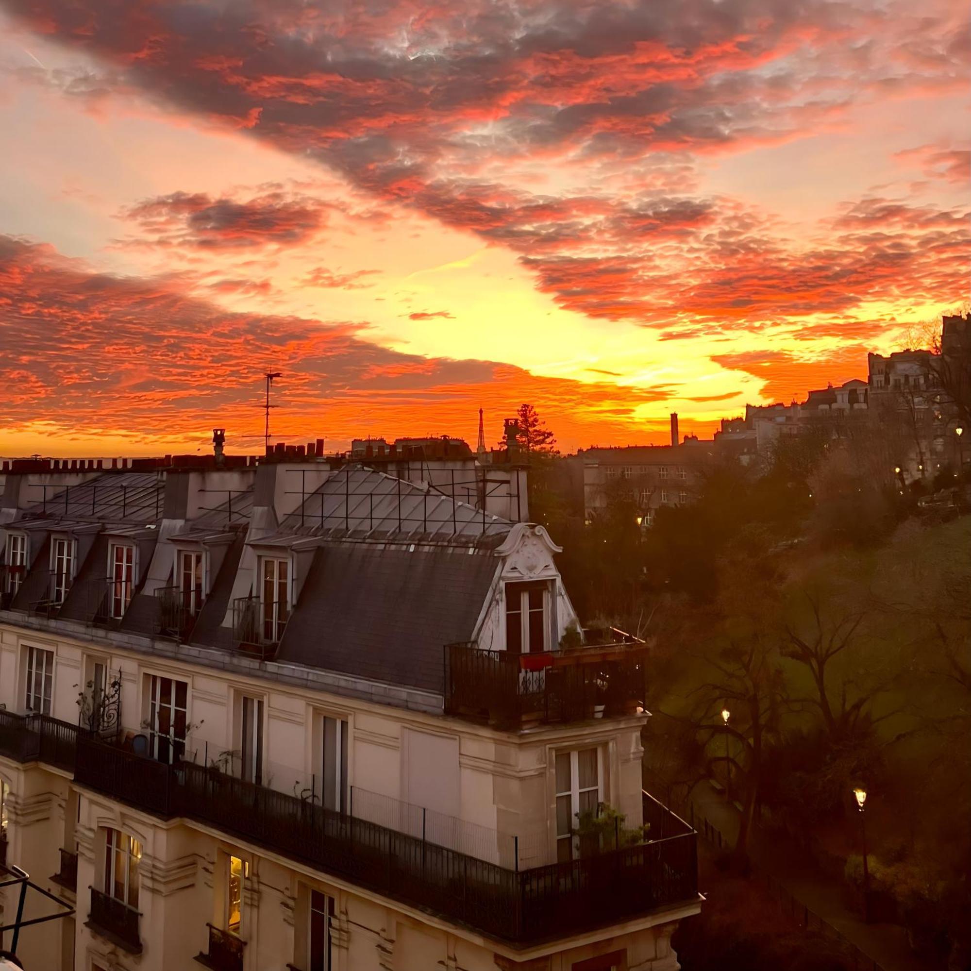 Ferienwohnung Amazing Sacre-Coeur Views In Montmartre Paris Exterior foto